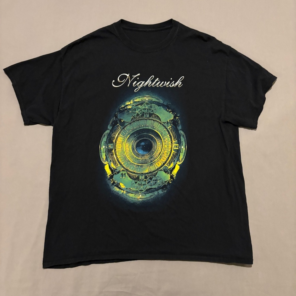 Nightwish Decade North America 2018 Tour Shirt Black Large Y2K Grunge Gothic
